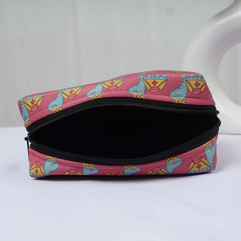 Personalised Turtle Printed Box Pouch - Uncommongifts.in